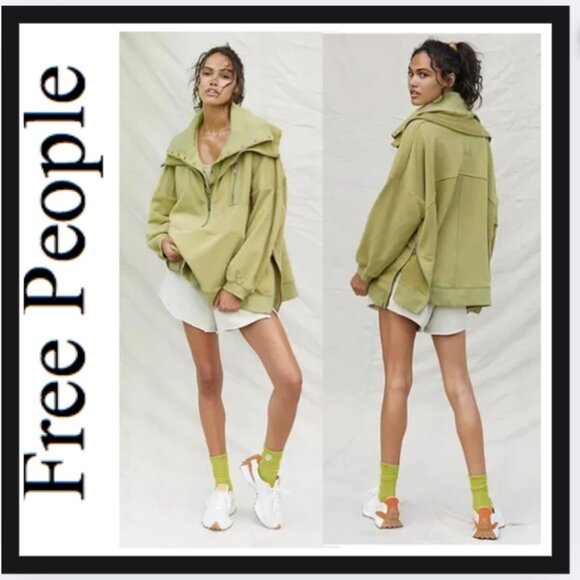 Free People Movement Venture Pullover Army - Picture 2 of 7